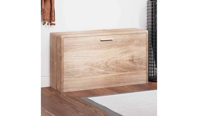 Walplus Engineered Wood Shoe Storage - Oak - 80 x 24 x 45 cm