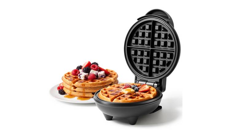 Vonshef Mini Waffle Maker with 12.5cm Non Stick Plates 550W