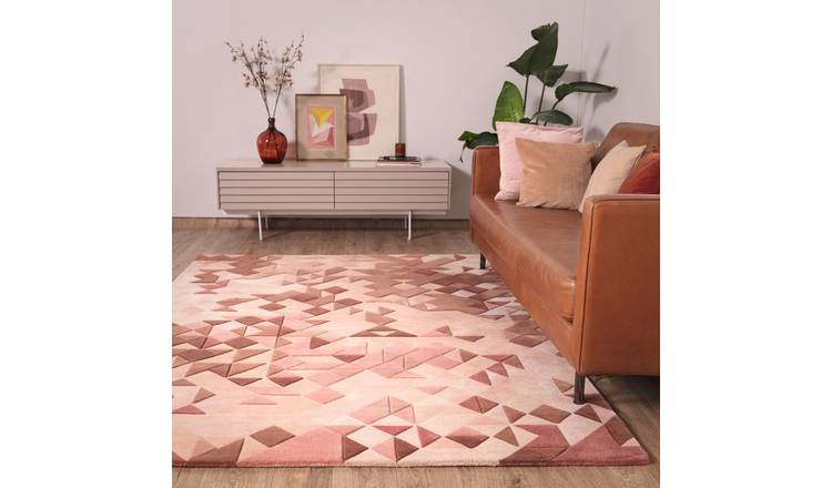 Mega Flooring Multi Handmade Geometric Rug - 120 x 170cm