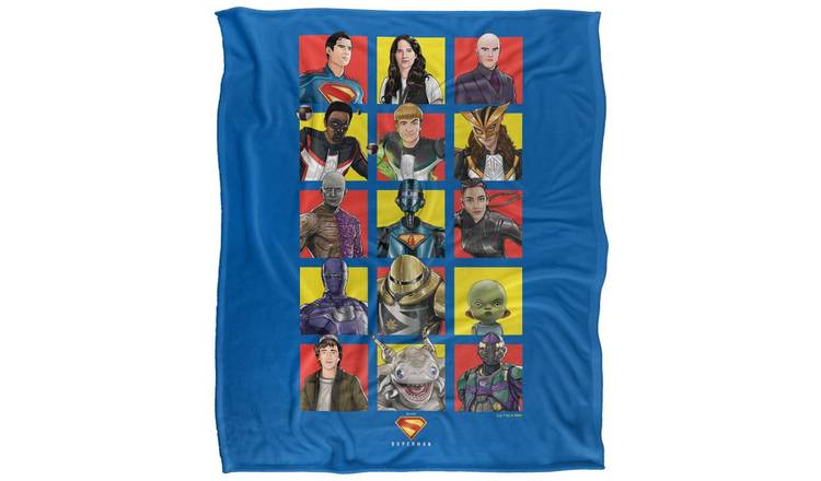 Superman 2025 Character Square Blanket - 147cm x 91cm