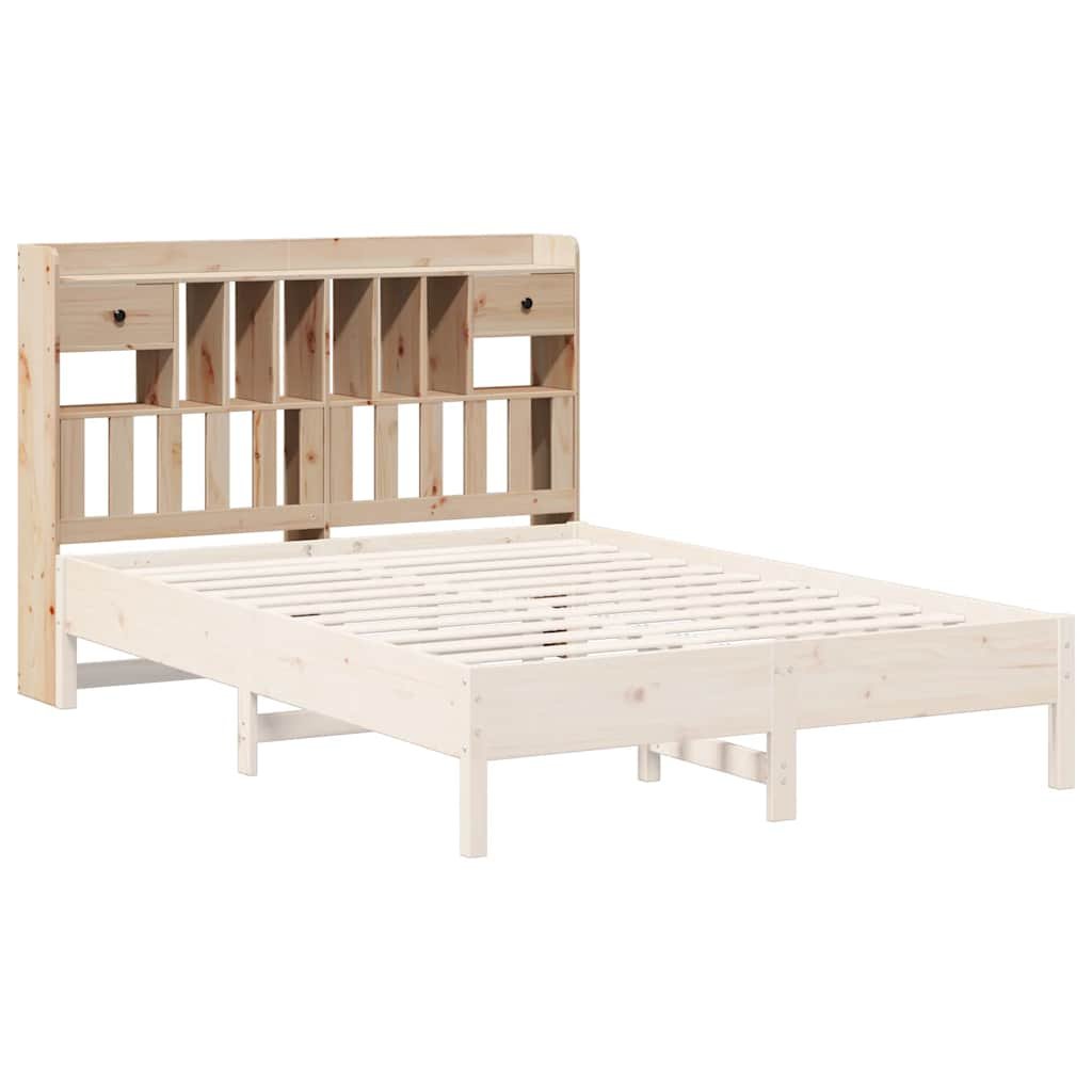 Walplus Pine Wood Headboard with Storage - Brown - 186 x 23 x 110 cm - Image 8