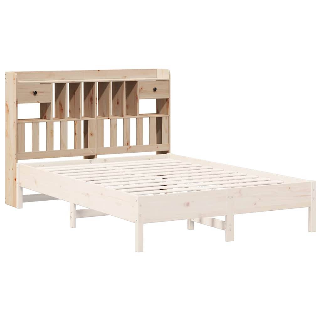 Walplus Pine Wood Headboard with Storage - Brown - 186 x 23 x 110 cm - Image 8
