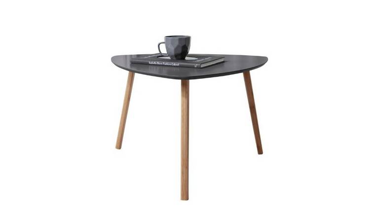 Noa & Nani Malme Extra Large Side Table - Storm Grey & Natural Pine
