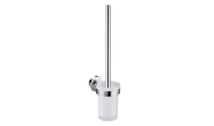 Cosmic Star Toilet Brush & Holder - Chrome