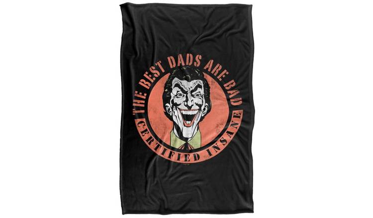 Batman Joker The Best Dads Are Bad Fathers Day Blanket - 152cm x 127cm