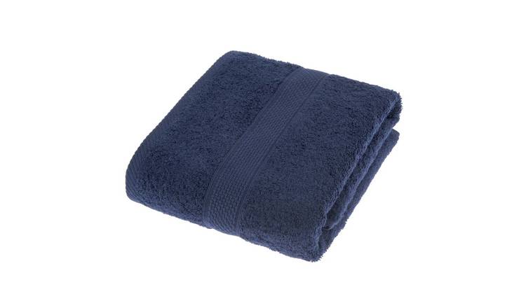 Homescapes Turkish Cotton Bath Towel - Navy Blue