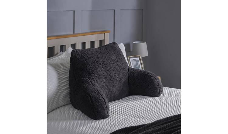OHS Teddy Fleece Cuddle Cushion - Black