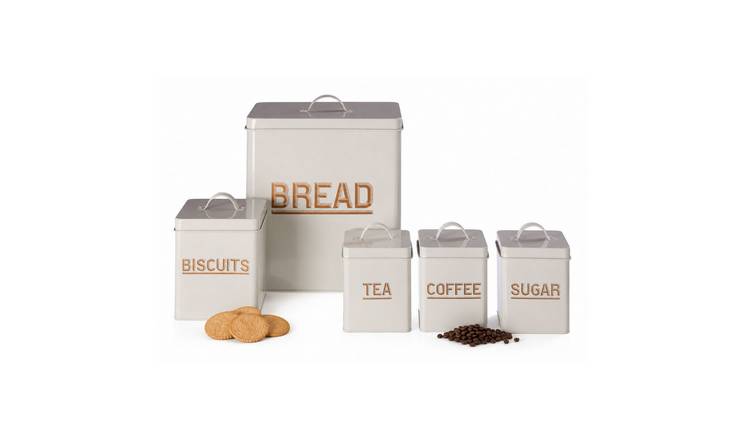 Orsina Easton 5 Piece Kitchen Storage Set – Grey