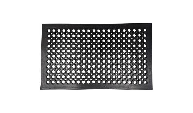 Ark Mat 12mm Anti-Fatigue Rubber Mat Ramp Edge - 0.6m x 0.4m