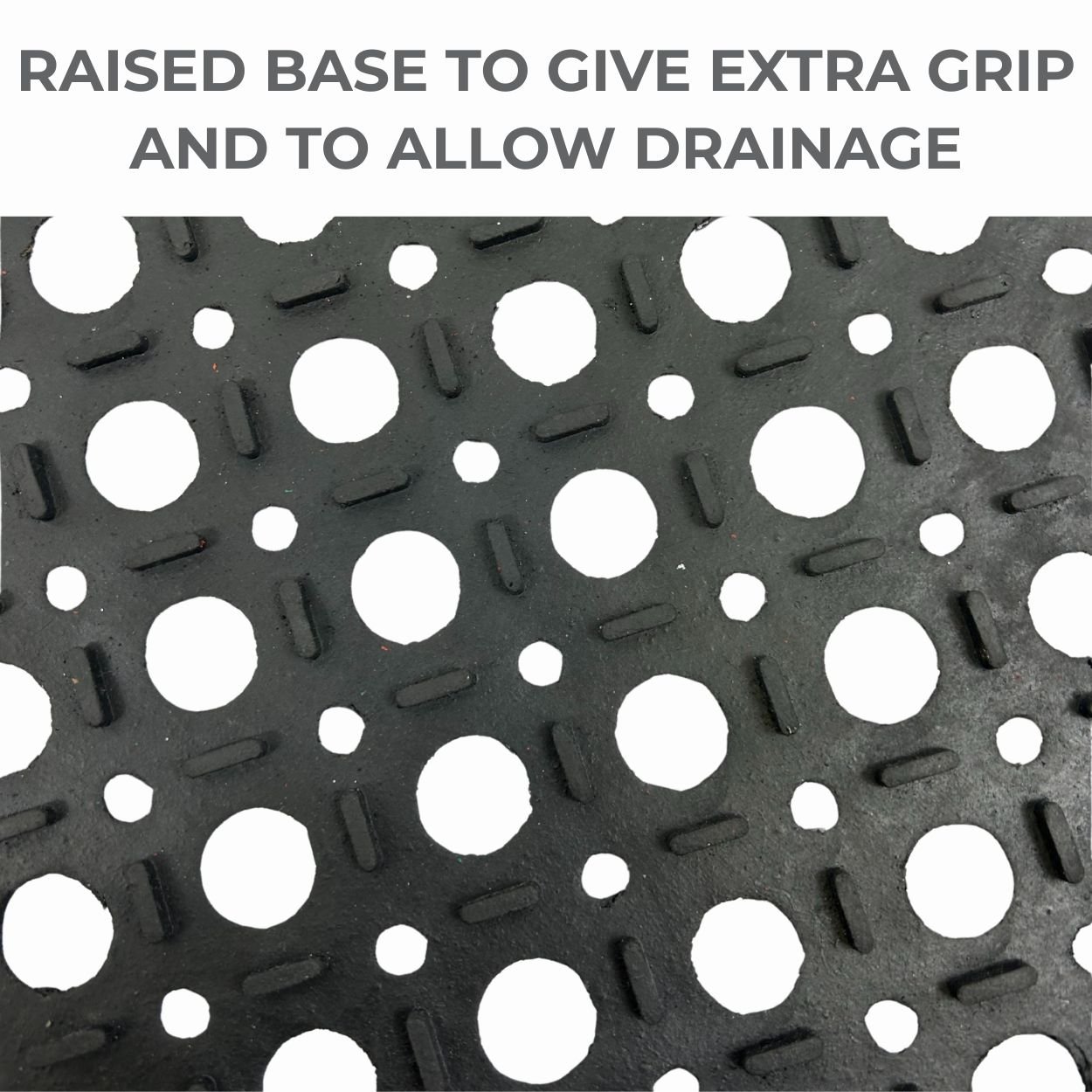 Ark Mat 12mm Anti-Fatigue Rubber Mat Ramp Edge - 0.6m x 0.4m - Image 3
