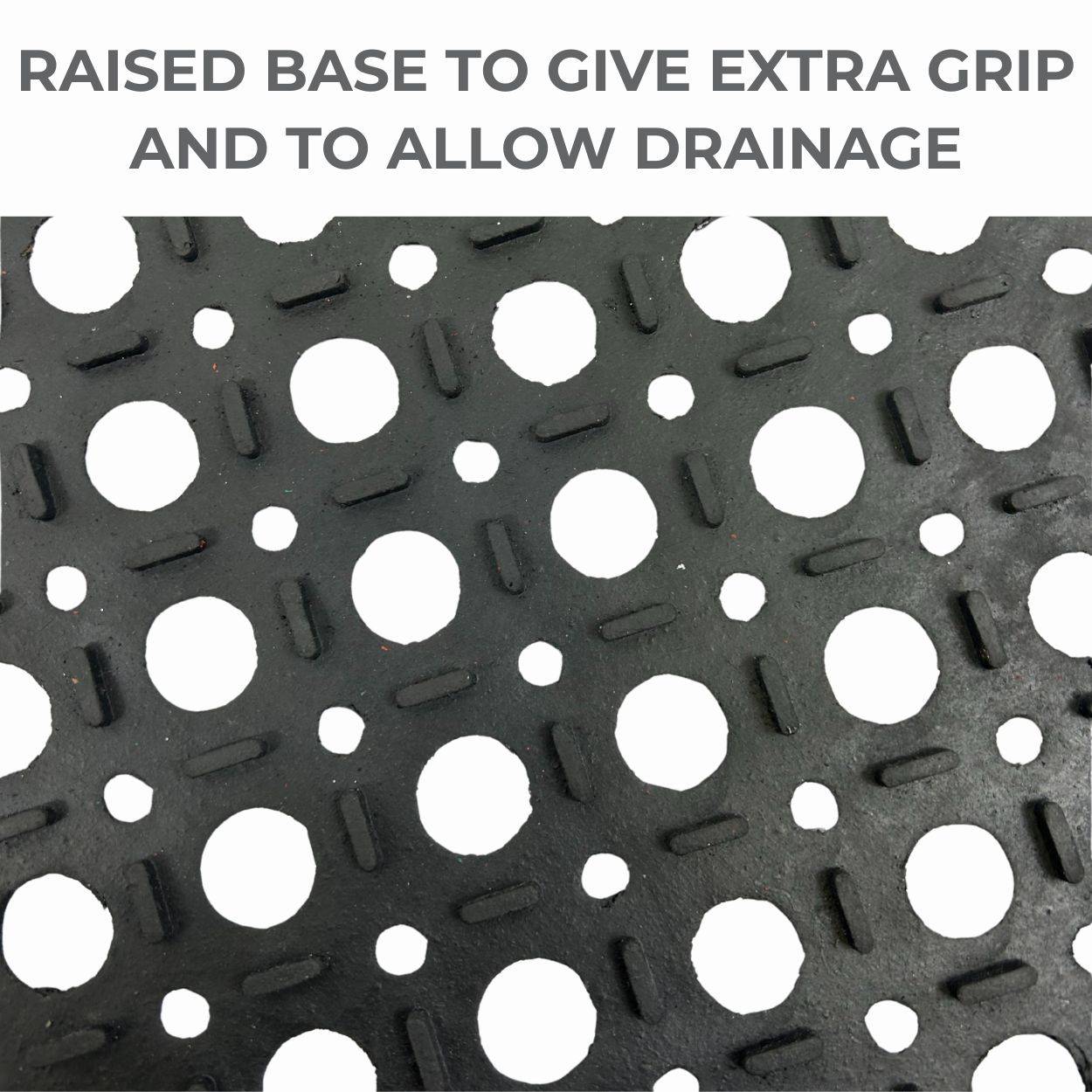 Ark Mat 12mm Anti-Fatigue Rubber Mat Ramp Edge - 0.6m x 0.4m - Image 3