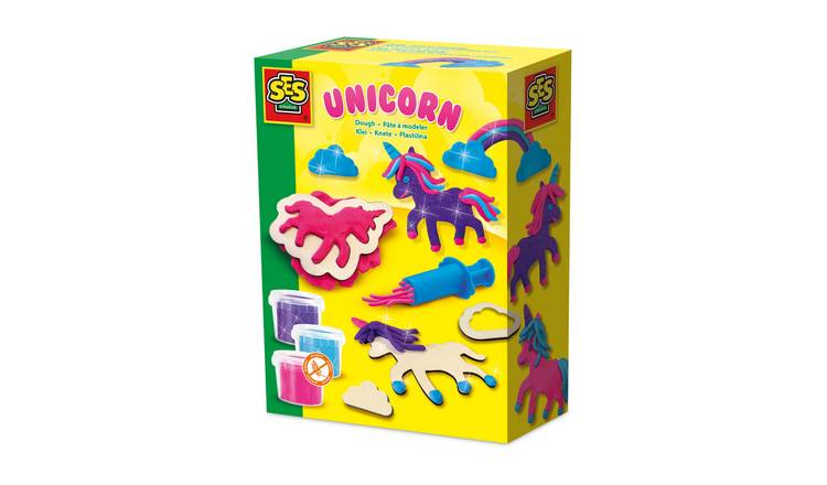 SES Creative Play Dough Unicorns Neon Glitter Model Set