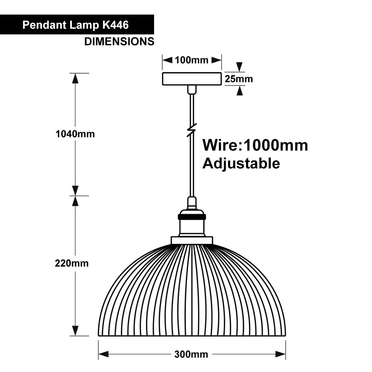Energy Light Bulbs Dome Ribbed Glass Ceiling Pendant Light - Green - Image 2