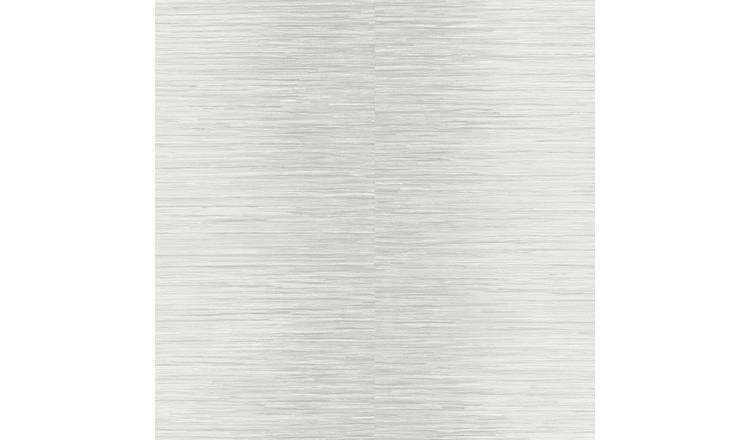 Grandeco Kaito Vertical Ombre Shimmer Textured Wallpaper - Light Grey