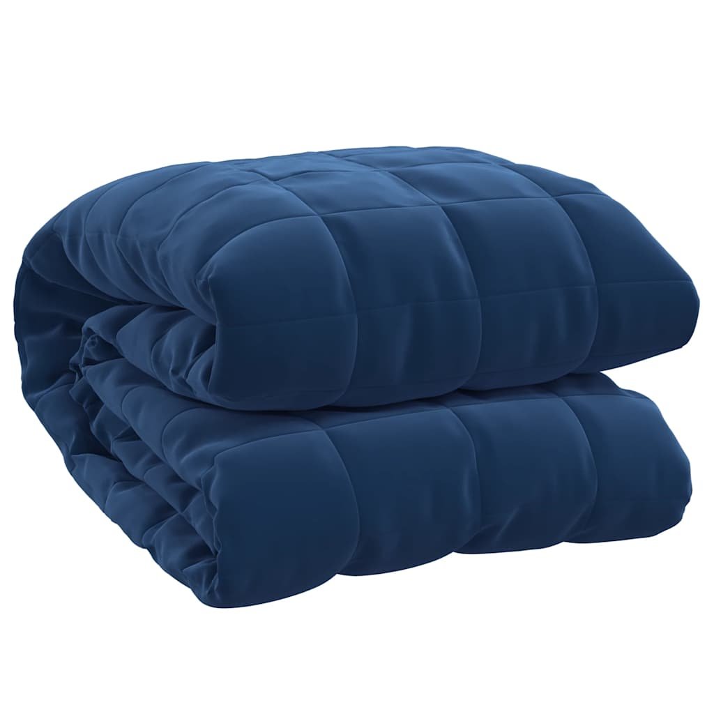 Walplus 13 kg Polyester Weighted Blanket - Blue - 200 x 225 cm - Image 2