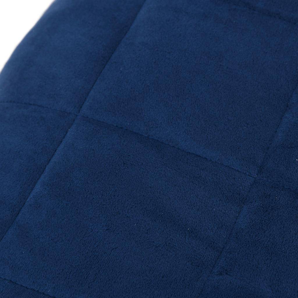 Walplus 13 kg Polyester Weighted Blanket - Blue - 200 x 225 cm - Image 4