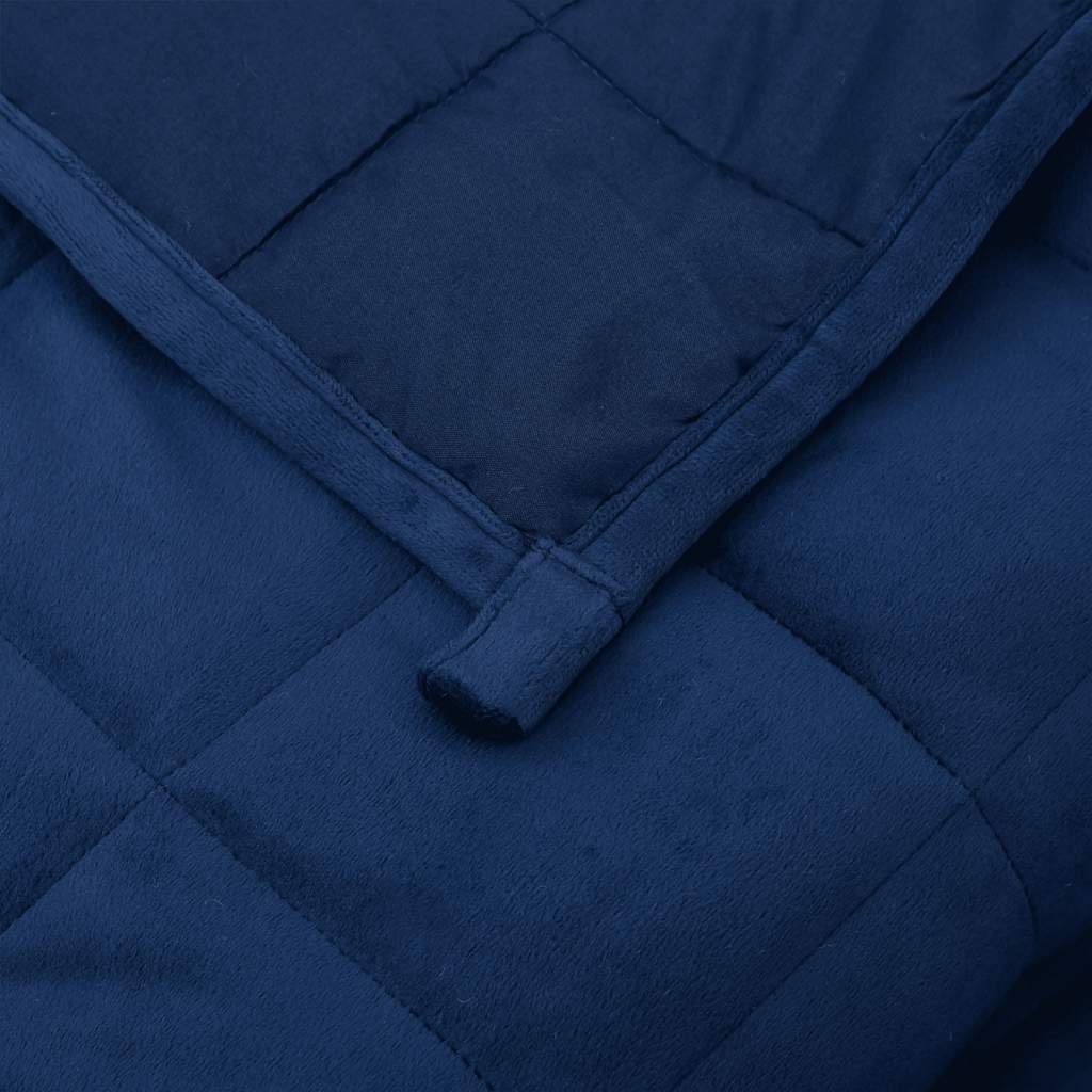 Walplus 13 kg Polyester Weighted Blanket - Blue - 200 x 225 cm - Image 5