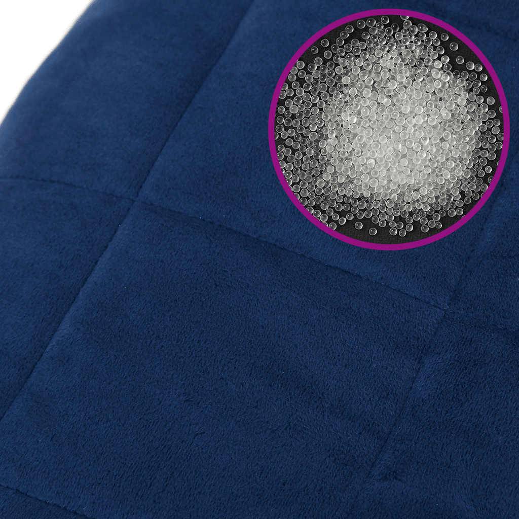 Walplus 13 kg Polyester Weighted Blanket - Blue - 200 x 225 cm - Image 6