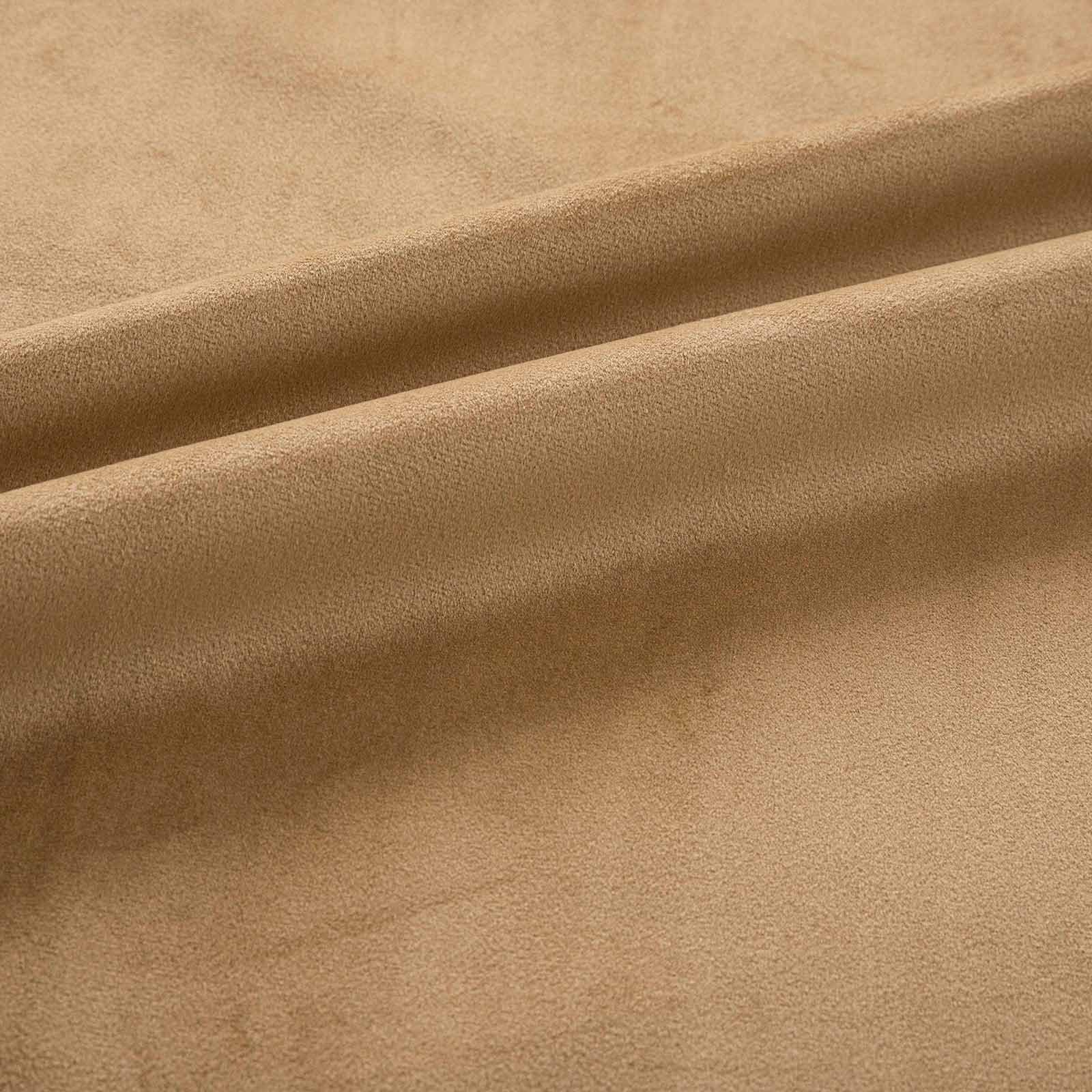 Homescapes Beige Thermal 100% Blackout Velvet Curtains - 168cm x 183cm - Image 5