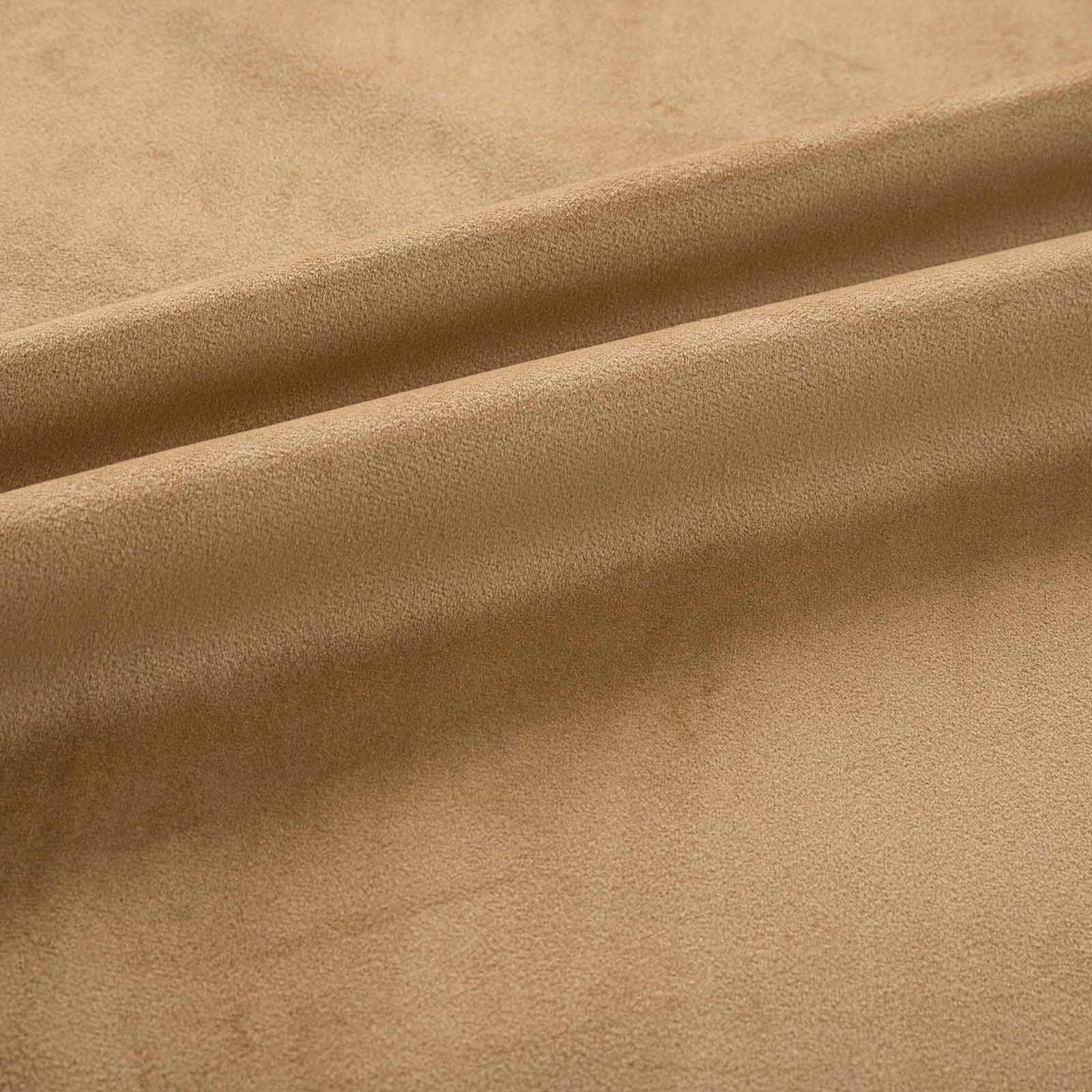 Homescapes Beige Thermal 100% Blackout Velvet Curtains - 168cm x 183cm - Image 5