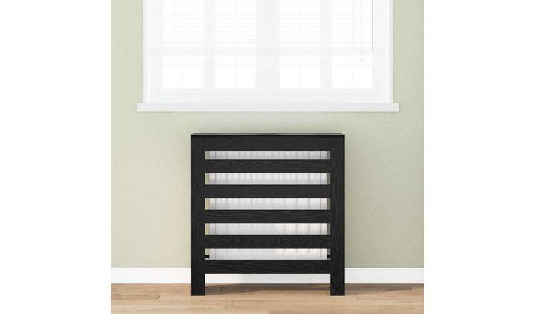 Walplus Engineered Wood Radiator Cover - Black Oak - 78 x 20 x 82 cm