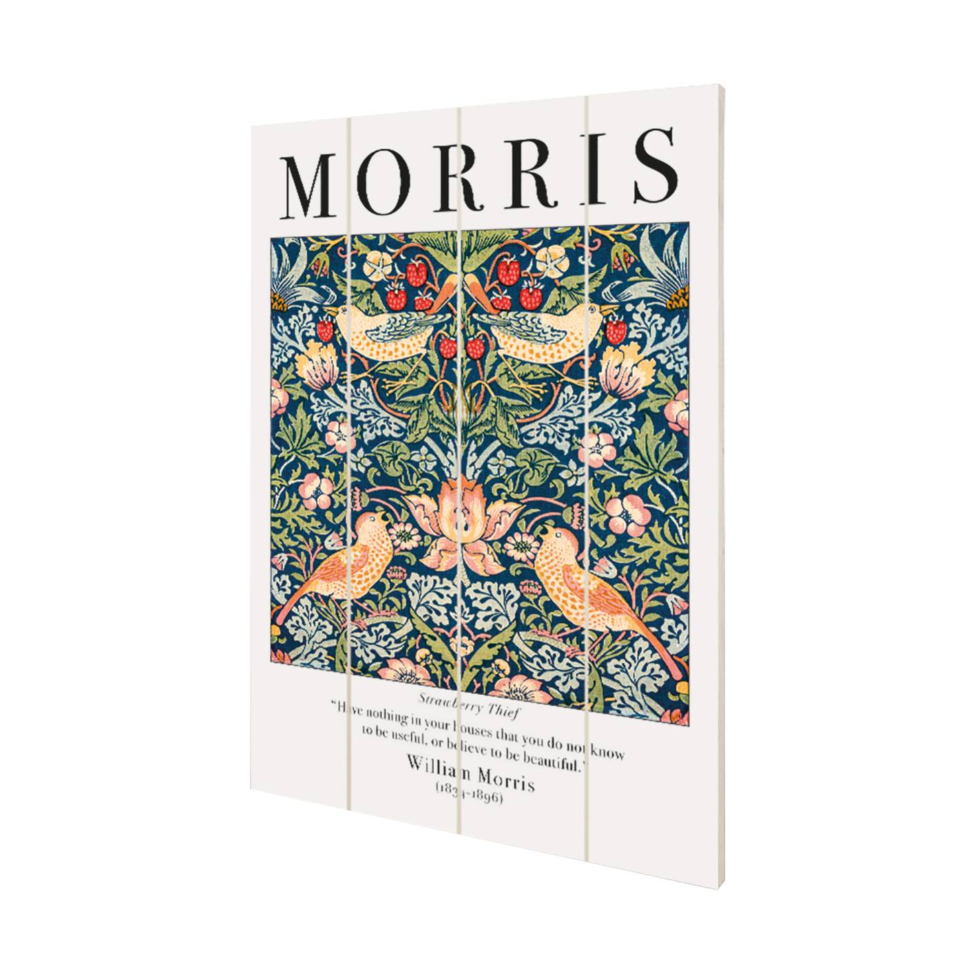 William Morris Strawberry Thief Plaque - Image 1