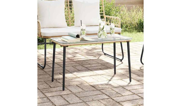 Walplus Table - Natural - 80 x 40 x 45 cm