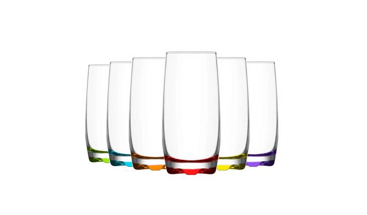 LAV Adora Coloured Highball Glasses - 390ml - 6 Colours