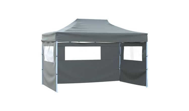 Walplus 431 x 291 x 315 cm Foldable Tent with 3 Walls - Anthracite