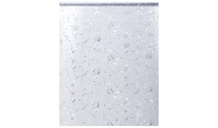 Walplus PVC Window Film Frosted Flower Pattern - 90 x 500 cm