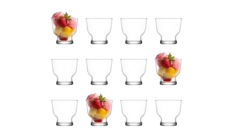 LAV Petit Glass Ice Cream Bowls - Pack of 12