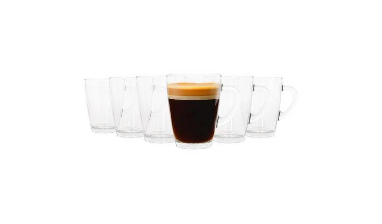 LAV Vega Glass Espresso Cups - 400ml - Pack of 6