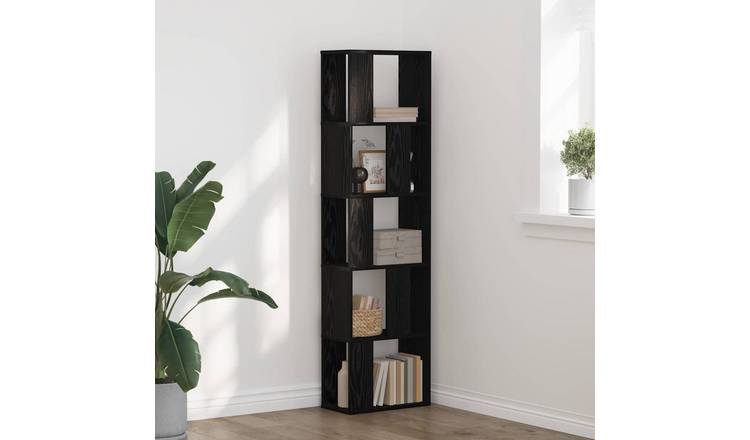 Walplus Bookcase - Dark Oak - 45 x 23.5 x 162.5 cm