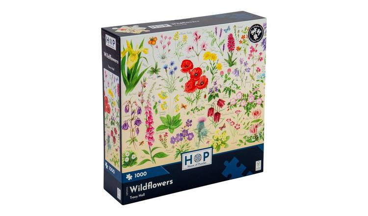 The House of Puzzles Wildflowers 1000 Piece Jigsaw Puzzle