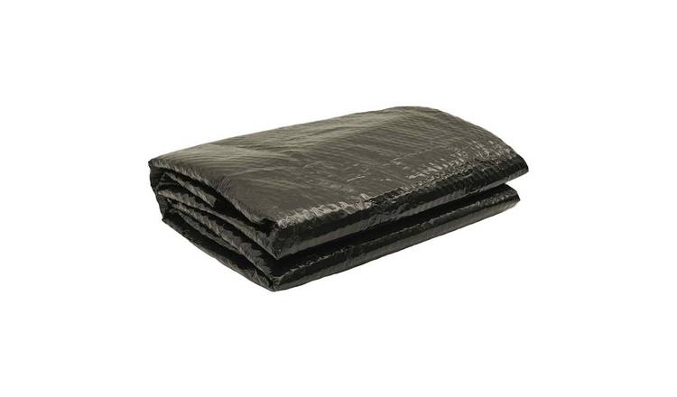 Walplus Round Polyethylene Solar Pool Cover - Black - 488 cm