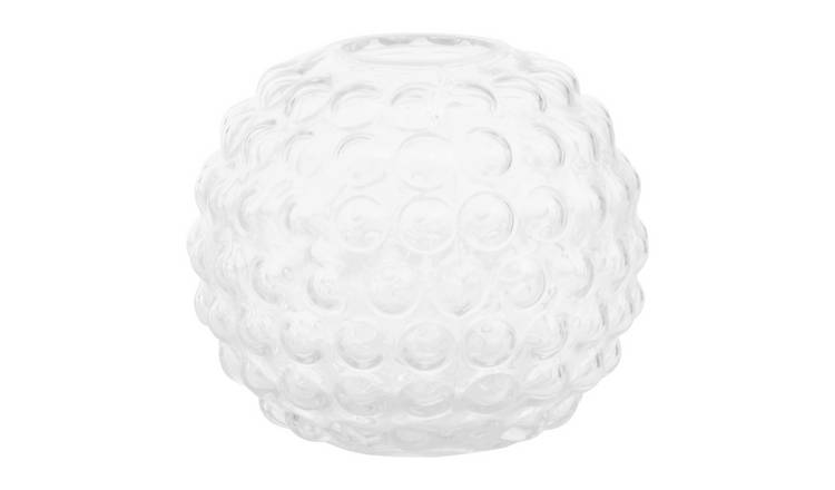 Orsina Bolla Large Round Glass Vase - Clear