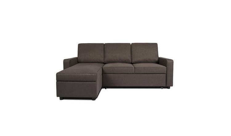 HomeGardenDirect Selene Corner Pull Out Sofa Bed - Dark Grey