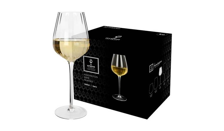 Argon Tableware Kensington Optic Crystal White Wine Glasses  - Pack of 24