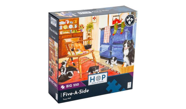 The House of Puzzles Five-A-Side BIG 250 Piece Jigsaw Puzzle