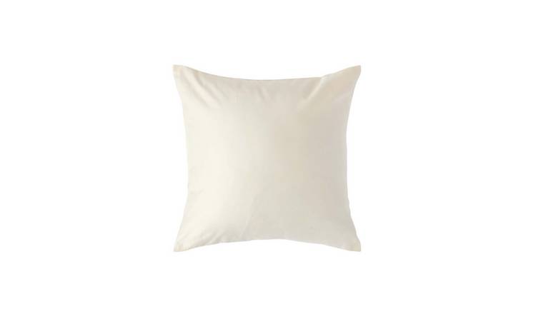 Homescapes Egyptian Cotton Sateen Pillowcase - 40 x 40 cm - Cream