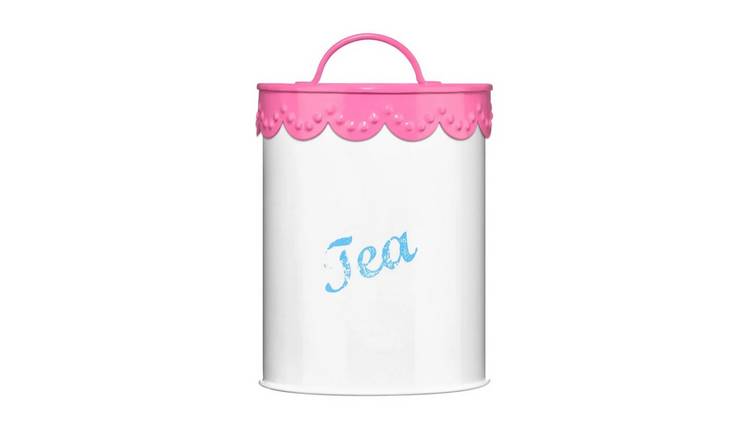 Orsina Lace Tea Canister – Pink