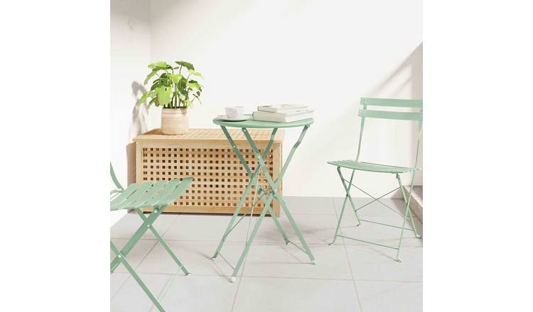 Walplus Metal Table - Mint - 50 x 50 x 71 cm