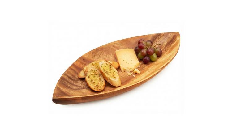 Orsina Kora Acacia Large Leaf Platter - Natural