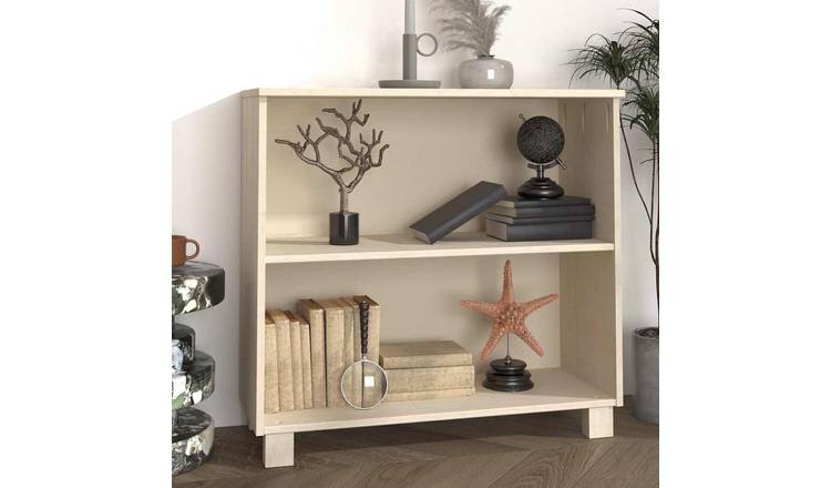 Walplus Solid Pine Wood HAMAR Sideboard - Honey Brown - 85 x 35 x 80 cm