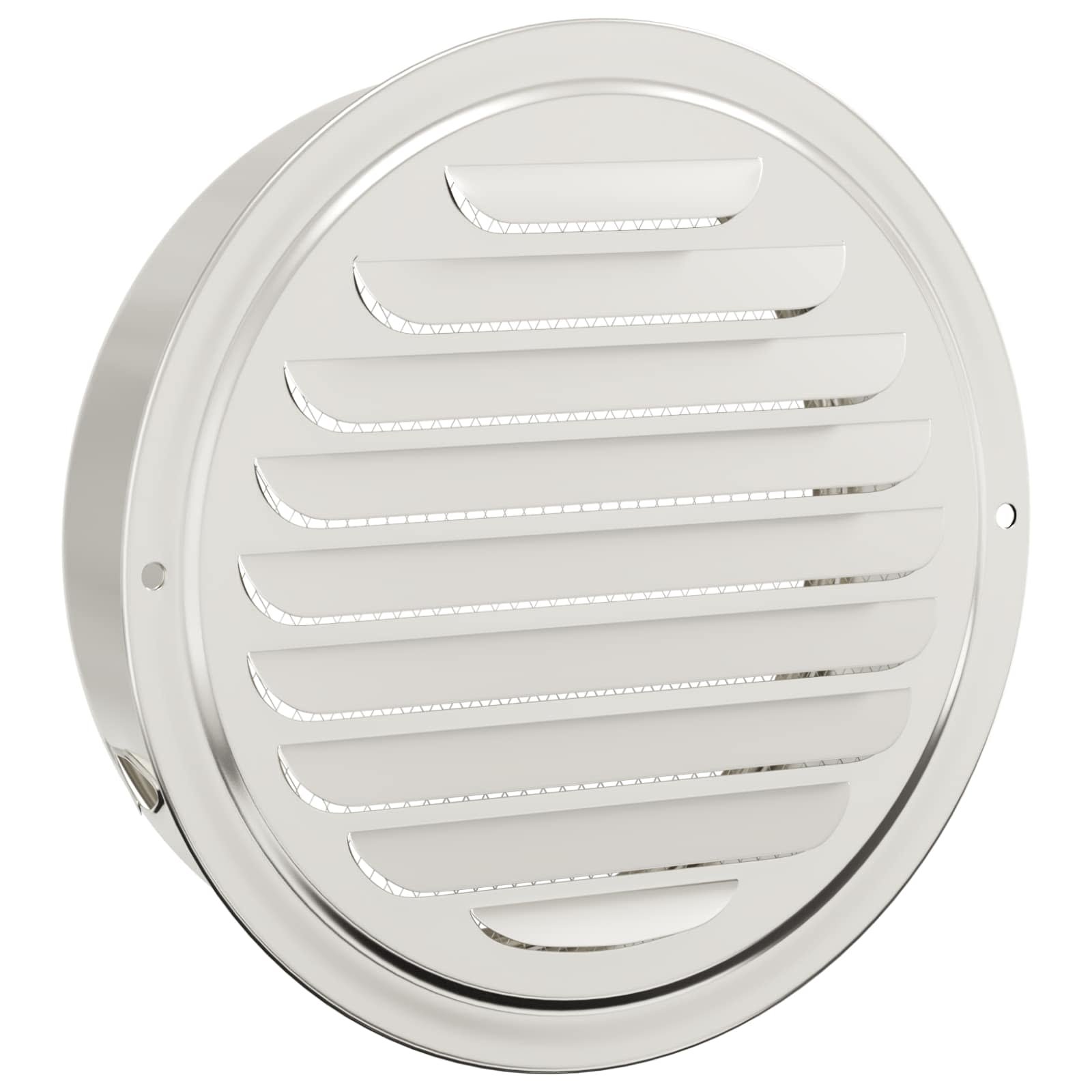 Walplus Pack of 4 Stainless Steel Air Vent Covers - Silver - 19 x 19 x 5 cm - Image 4