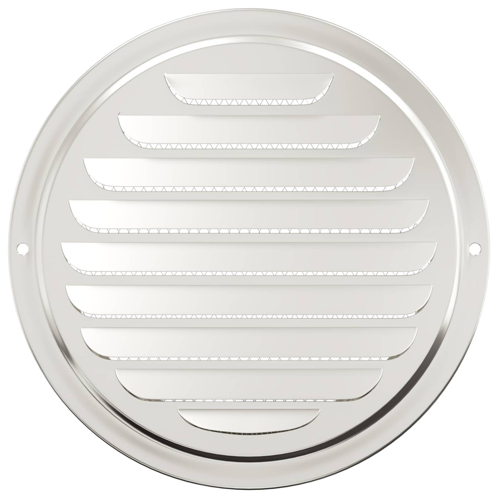 Walplus Pack of 4 Stainless Steel Air Vent Covers - Silver - 19 x 19 x 5 cm - Image 5