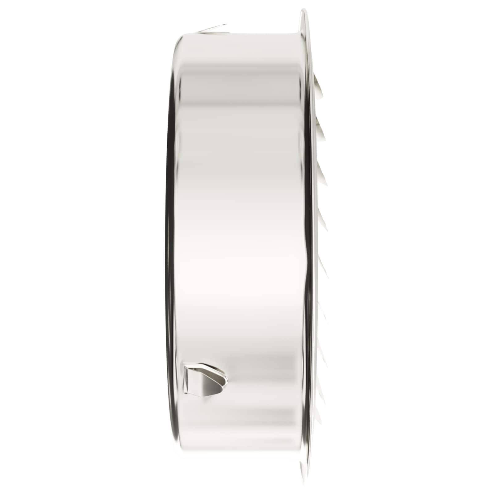 Walplus Pack of 4 Stainless Steel Air Vent Covers - Silver - 19 x 19 x 5 cm - Image 6