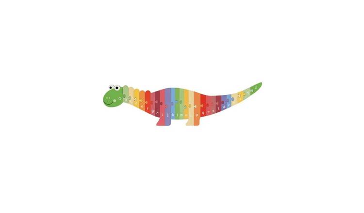 Orange Tree Toys Dinosaur Alphabet Wooden Puzzle