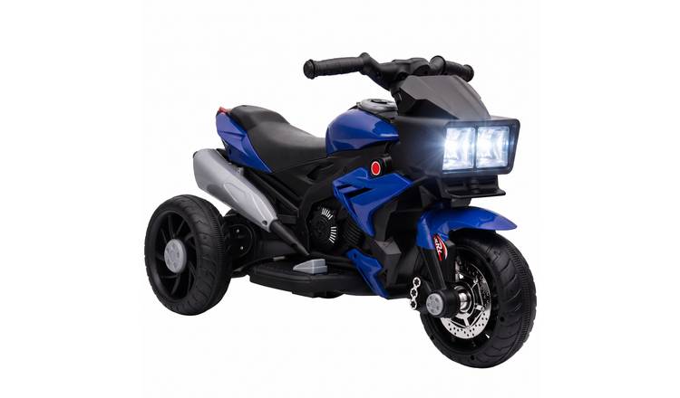 AIYAPLAY 6V 3 Wheel Kids Electric Ride-On Motorcycle – Blue