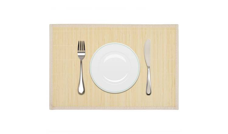 Walplus Bamboo Placemats - Natural - 30 x 45 cm